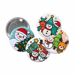 Proveedor Mayorista de Botones Personalizados con Logotipo, Estilo Pin, para Navidad, DIY - Product Image 4