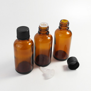 <span class=keywords><strong>10ml</strong></span> 15ml 20ml 30ml 50ml 100ml tùy chỉnh tinh dầu chai nhỏ giọt con bằng chứng Đen vít nhựa nắp ống nhỏ giọt chai thủy tinh - Product Image 6