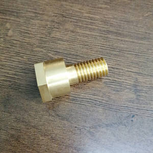 Servicio de Mecanizado CNC Personalizado No Estándar, Pieza de Precisión Mecanizada por CNC, Perno Hexagonal de Latón, Servicio de Fresado CNC - Product Image 1
