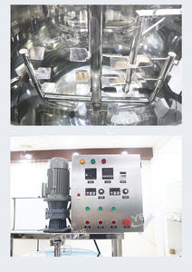 कारखाने की कीमत s316l स्टेनलेस स्टील वैक्यूम एमुलेटर मिक्सर होमोजेनाइज़र मे्युलसिफायर - Product Image 4