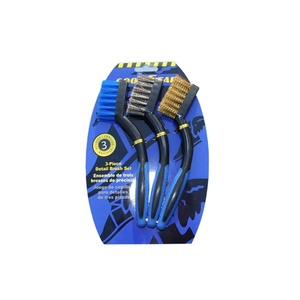 Nylon ottone 3pcs/set steel <span class=keywords><strong>auto</strong></span> ruota ruggine <span class=keywords><strong>motore</strong></span> pulizia industriale spazzola set di <span class=keywords><strong>lavaggio</strong></span> <span class=keywords><strong>auto</strong></span> - Product Image 1