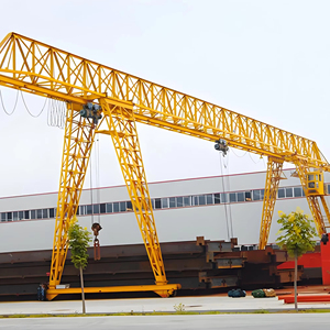 10 טון חשמל להניף gantry מנוף חיצוני דראג נייד ליבת תיבת הילוכים מנוע תיבת הילוכים יחיד קרן עיצוב קרקע שלט רחוק - Product Image 1