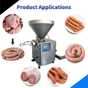 Machine à farcir les saucisses automatique à grande vitesse certifiée CE, en acier inoxydable, pour la fabrication de saucisses - Product Image 2