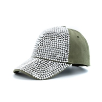 Gorras de Béisbol Ajustables de Lujo con Pedrería y Lentejuelas, Gorras de Béisbol Lisas Brillantes, Sombreros de Sol de Mezclilla