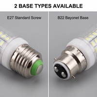 Ampoule LED Maïs Basse Tension 15W 12V-85V Culot E27 B22 360 Degrés 1500LM Lumière Super Lumineuse pour Bateau Marin, Machine-outil, Camping-car, Hors Réseau
