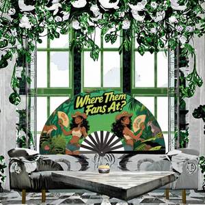 Abanicos Plegables de Bambú Personalizados de 13 Pulgadas con LED, Diseño Musical, Decoración Portátil para el Hogar, Grabado para el Año Nuevo Chino - Product Image 2