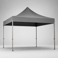 Tonnelle pliable pour exposition sportive en extérieur 3x3m, tente instantanée, imperméable, en PVC enduit, avec structure en acier, portable et facile à transporter