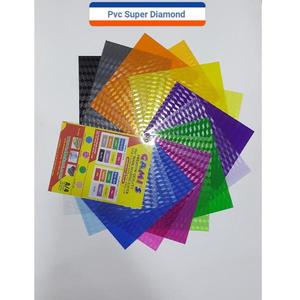 Feuilles de reliure en PVC, 100 feuilles, design Super Diamond, 200 microns, couverture de reliure transparente pour présentation de documents, rapports - Product Image 3