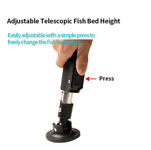 Cuna Plegable de Seis Patas para Peces, Kit de Pesca de Carpas, Colchoneta de Desenganche, Cuna para Carpas Extra Robusta con Altura Ajustable - Product Image 5