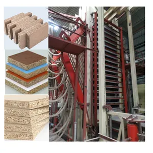 Chipboard Big Capacity Particle Board Production Line Hot Press Chipboard Making Machine For Sales With Factory Price To Russia