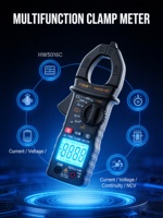 6016A 4000 Penghitung Otomatis Rentang Multifungsi Tester Digital Clamp Multimeter Kapasitansi Resistansi Frekuensi