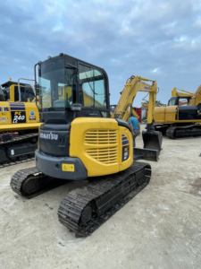 Pelle hydraulique Komatsu PC55MR d'occasion de haute qualité, composants de base de roulement moteur Isuzu, Komatsu PC55MR d'occasion à vendre - Product Image 5