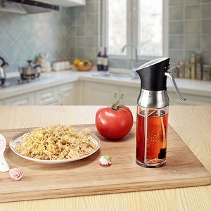 Rociador de Aceite y Salsera 2 en 1 con Tapa y Cepillo, Juego de <span class=keywords><strong>Botella</strong></span> de Vinagre y Rociador de 150 ml - Product Image 4