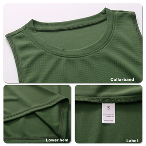 Muestra Gratuita: Camisa Estilo Manta con Logotipos y Patrones Personalizables, Chaleco sin Botones para Hombre con Tela Transpirable y de Secado Rápido - Product Image 2