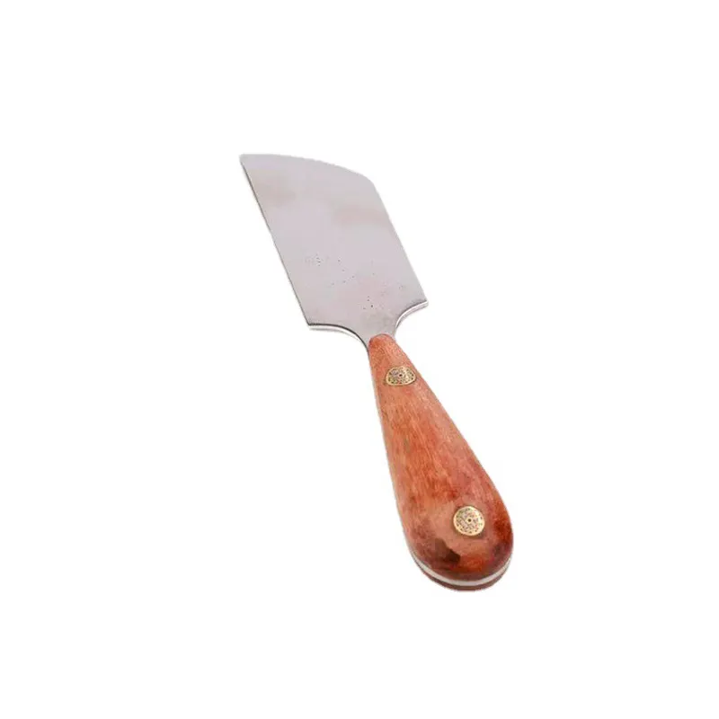 أدوات جلدية شطبة من خشب الصندل الأحمر أدوات تشذيب جلد سهلة الاستخدام للعمل من الجلد