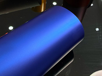 Film de protection TPU couleur PPF auto-cicatrisant anti-rayures 7,5 mil pour application à sec et humide, idéal pour la modification de carrosserie et la décoration