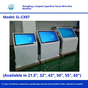 Máquina todo en uno táctil capacitiva inclinada de 32 pulgadas, sala de exposiciones, pantalla táctil interactiva Multimedia - Product Image 5