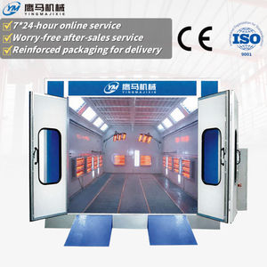 Cabine de peinture Yingma YM-QCKQF-525 à haute performance, chauffage infrarouge électrique, puissance 31KW, tension 380V, standard pour la réparation automobile - Product Image 2