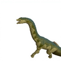 Modèle de dinosaure Brachiosaurus - Figurine de dinosaure à long cou en vinyle souple pour jeu éducatif, collection et exposition