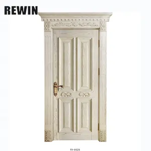 Middle east europe classic style wooden doors design with crown