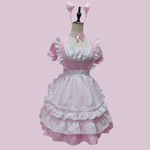 Disfraz Sexy de Sirvienta para Mujer, Vestido de Princesa con Encaje, Disfraz de <span class=keywords><strong>Anime</strong></span> para Cosplay, Halloween, Carnaval, Fiesta, Club, Cafetería, Uniforme de Trabajo - Product Image 4