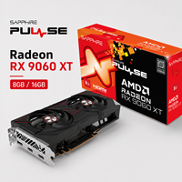 Sapphire Radeon RX 9060 XT 8GB 16GB GDDR6 New Pulse Edition Gaming Dual Fan PCI Express 4.0 Desktop GPU PC for