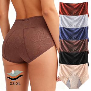 Mutandine Mestruali a Vita Alta Traspiranti a 3 Strati, Slip per il Ciclo Femminile Taglie Forti - Product Image 2