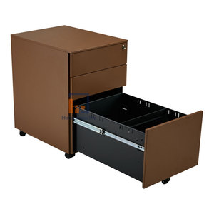 2025 nuevo diseño de bloqueo de llaves de escritorio ruedas pequeñas móviles archivadores de 3 cajones muebles de almacenamiento de oficina de acero hogar Oficina escuela - Product Image 2