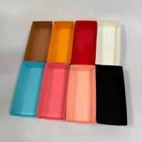 Boîte à gâteau carrée blanche personnalisée en carton recyclable de 6 pouces, résistante à la graisse
