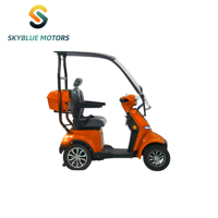 Scooters électriques populaires Sunshine Orange à 4 roues, scooter de mobilité 1000w, autonomie 95-100KM