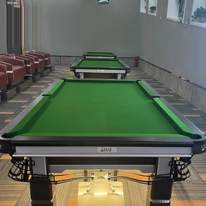 Luxury Customized Eco-friendly Billiard <b>Table</b> With Leather Pockets Modern <b>7ft</b> 8ft 9ft <b>Pool</b> Snooker Sport for Sale and Exclusive - Product Image 1