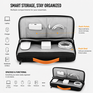 Minimal Laptop Briefcase Waterproof Shockproof <strong>Computer</strong> Sleeve <strong>Bag</strong> for 14 15.6 Inch MacBook Business Travel - Product Image 4