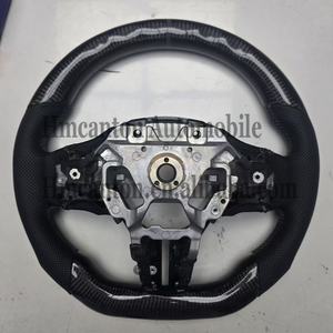 Volante de Cuero Perforado de Fibra de Carbono de Alta Calidad, Nuevo Producto para Infiniti Q50 - Product Image 3