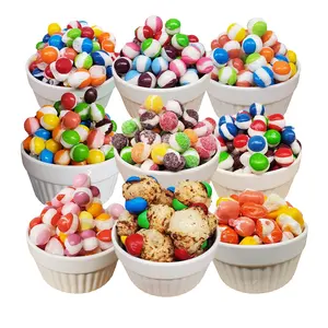 HACCP/BRC certificate wholesale freeze dry snacks multicolor freeze dried mini crispy chewy candy gummy sweets