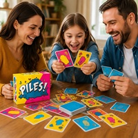 En gros, Jeu de cartes interactif de correspondance rapide et de jeu de paires, jeu de collection et de voyage familial pour enfants de 8 ans et plus, 2 à 8 joueurs