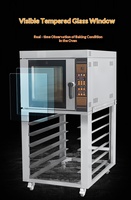 Four à convection à air chaud Qianmai SCVE-5C à cinq plateaux, équipement de boulangerie commercial de grande capacité pour pain, gâteaux et pizzas, commande par bouton-poussoir