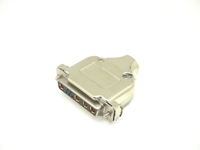 Capot métallique D-SUB de connexion 9W4, 2 pièces, capuchon en métal pour connecteur DB-SUB 25 broches avec surface lisse