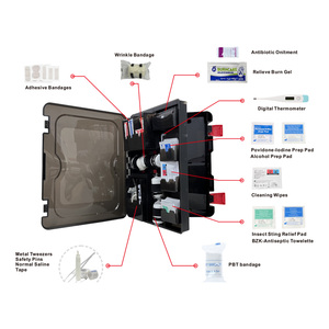 Botiquín básico de primeros auxilios de emergencia para el hogar para entrenamiento médico Suministros esenciales para primeros auxilios básicos - Product Image 2