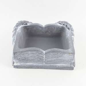 Jardinière de sol en forme de <span class=keywords><strong>livre</strong></span> de haute qualité pour bonsaï, pots de fleurs rustiques en béton décoratifs pour cimetière - Product Image 3