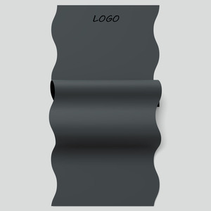 Tapis de yoga écologique en PU antidérapant de 5 mm d'épaisseur, tapis d'exercice ovale ondulé pour studio de Pilates, tapis d'exercice à domicile, excellente absorption, caoutchouc naturel - Product Image 2