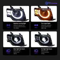 AKD lampe frontale de style de voiture pour Mitsubishi V97 2004-2020 phare Led projecteur lentille feux avant Signal accessoire automobile