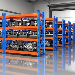 Sistema de estantería de almacenamiento de almacén de acero estante de metal sin pernos ajustable de 5 capas - Product Image 4