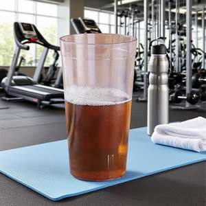 Gobelets en plastique réutilisables pour avion, de qualité supérieure, résistants aux chocs, légers, élégants, transparents comme du cristal - Product Image 6