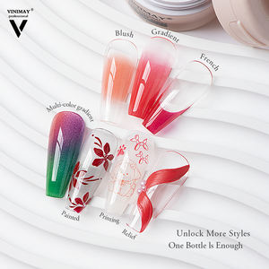 Gel à ongles Ombre Vinimay en pot avec coussin <span class=keywords><strong>d</strong></span>'air, gel de peinture Pat Pat, source <span class=keywords><strong>d</strong></span>'usine, vente en gros, deux styles, gel Pat Art avec outils - Product Image 3