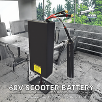 Stock américain batterie étanche 60V 40Ah et chargeur rapide 67.2V 5A pour accessoires de Scooter électrique à double moteur 60v