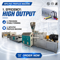 Machine d'extrusion de profilés en PVC plastique pour portes, fenêtres et bandes de protection