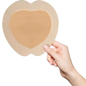 Venda de Espuma Adhesiva de Grado Médico Hysent, Apósito de Silicona Estéril Impermeable <span class=keywords><strong>para</strong></span> Heridas, Hipoalergénico, Ligero, <span class=keywords><strong>para</strong></span> Cicatrices, Clase II - Product Image 4