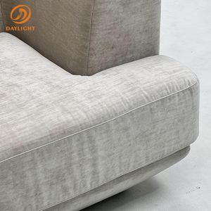 Sofá Inspirado en Wabi-Sabi, Brazos Curvos Suaves y Cojines Acolchados, Patas de Soporte Discretas, Comodidad <span class=keywords><strong>Serena</strong></span> para Sala de Estar y Relajación - Product Image 5