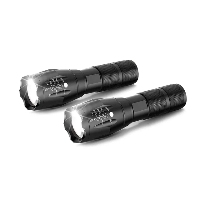 Manufacturer Camp Waterproof Linterna Rechargeable Battery Tactical Torch Flashlights Led Flashlight