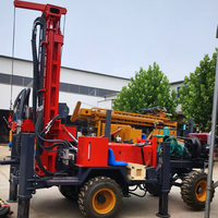 Nouvelle machine de forage rotative diesel montée sur tracteur pour puits d'eau, moteur 220V, pour usage de construction, en promotion